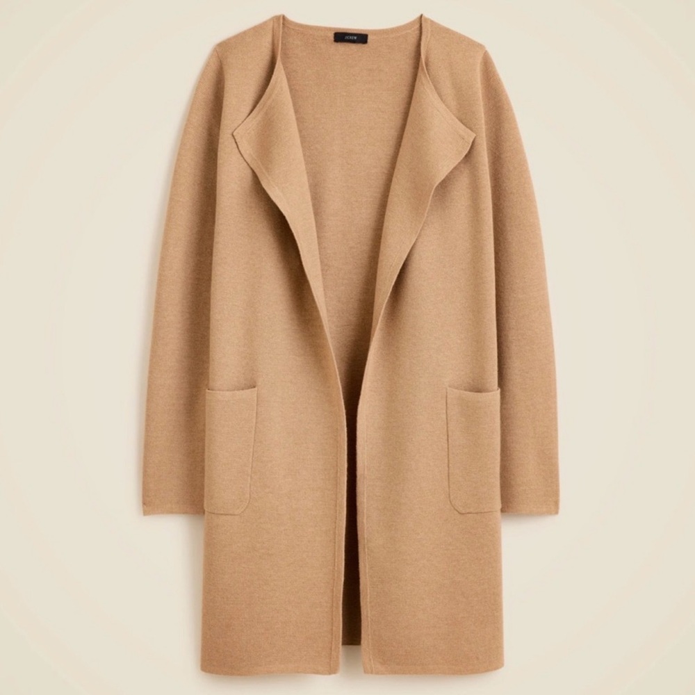 J. Crew Juliette Tan Women's Cardigan Sweater